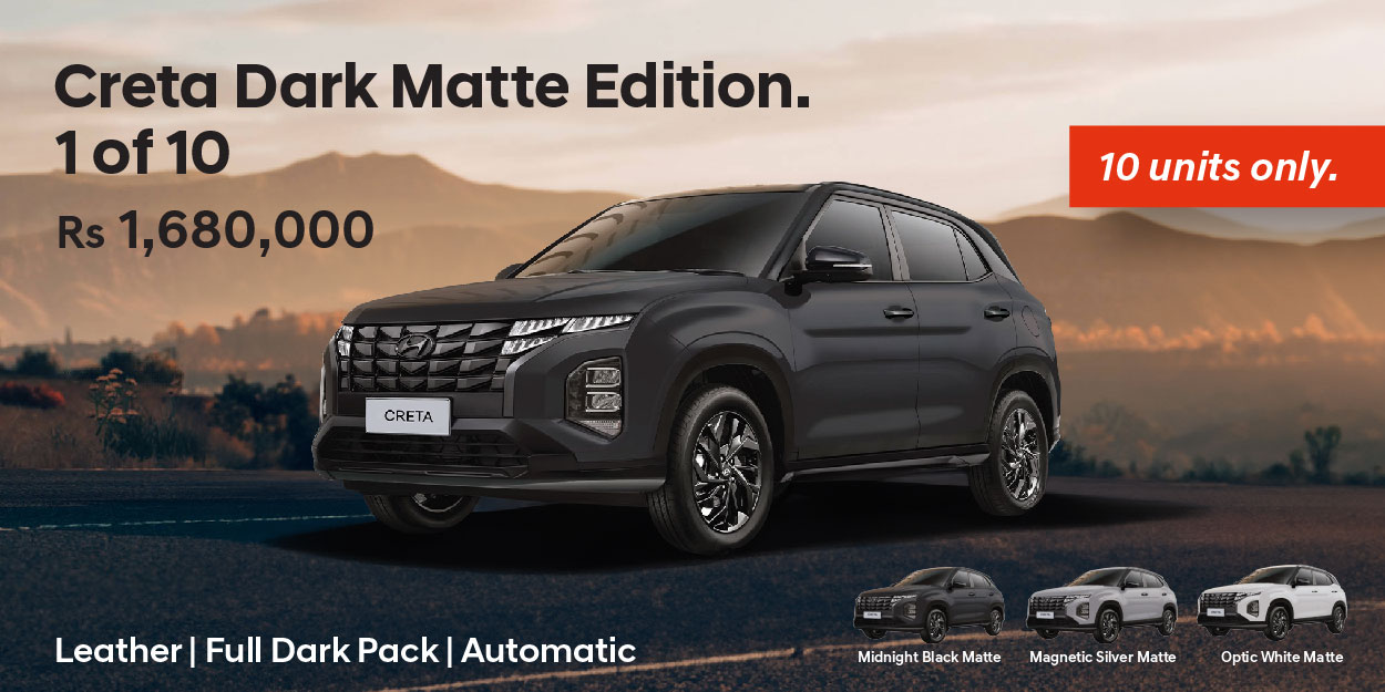 Creta Dark Matte Edition.